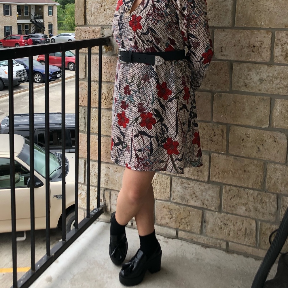 vintage floral dress